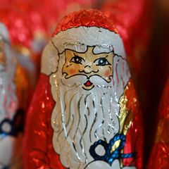 Ein Schoko-Weihnachtsmann musste bei einem Einbruch in Rheinland-Pfalz dran glauben (Symbolbild)
