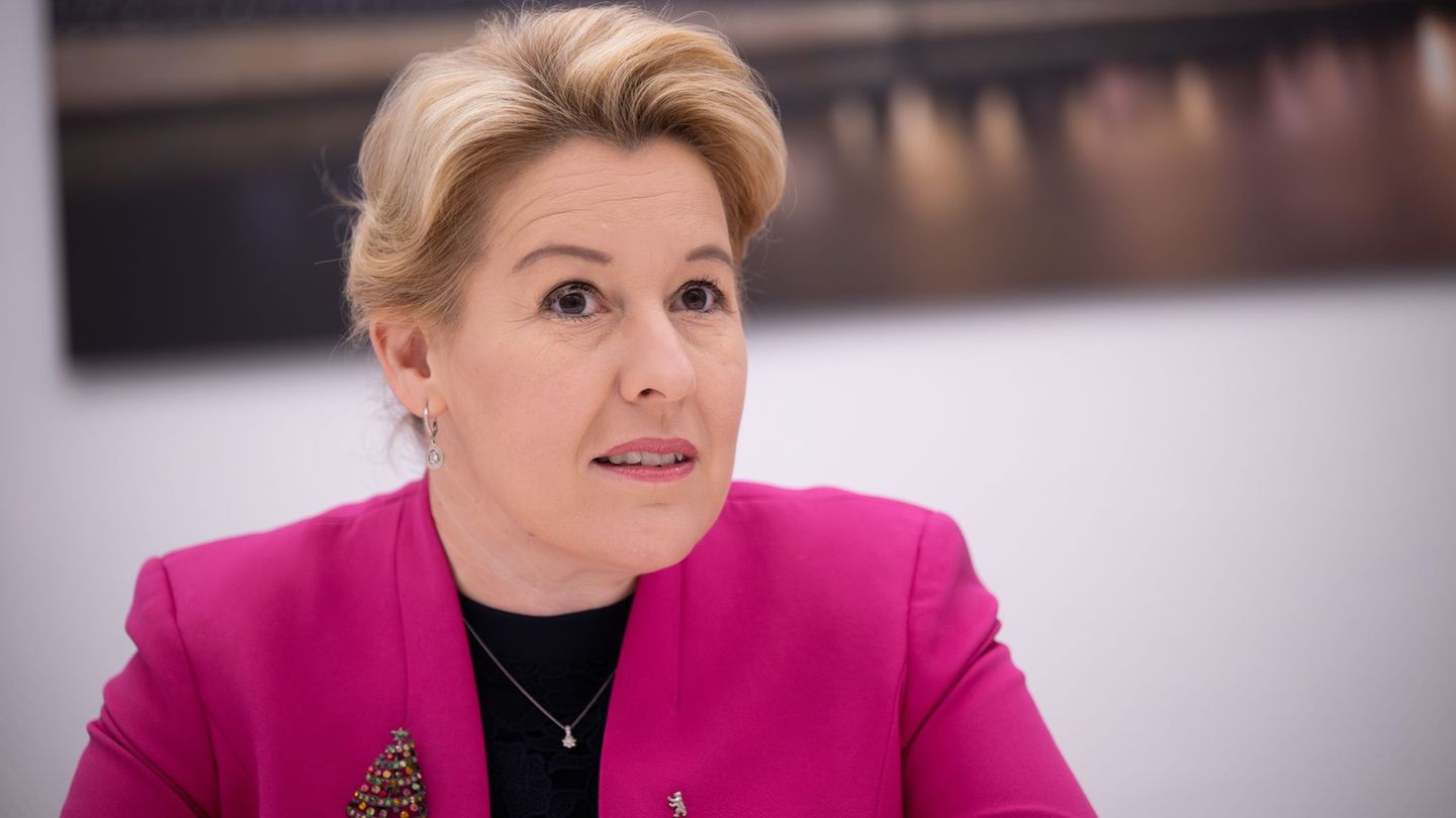 Berlins Wirtschaftssenatorin Franziska Giffey: "Werden nicht trotz, sondern wegen Klimaschutz wirtschaftlich erfolgreich sein."