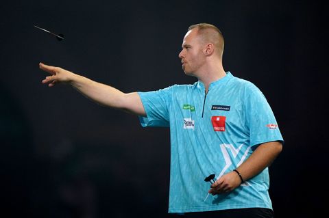 Chancenlos gegen Luke Woodhouse: Max Hopp. Foto: Bradley Collyer/PA/AP/dpa