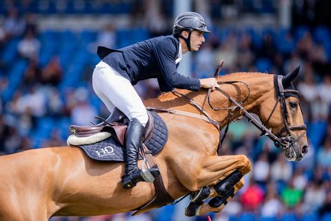 Beim Sieger Richard Vogel blieben alle Stangen liegen. (Archivbild) Foto: Rolf Vennenbernd/dpa