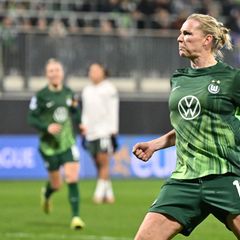 Alexandra Popp vom VfL Wolfsburg traf gegen den HSV doppelt. (Archivfoto). Foto: Swen Pförtner/dpa