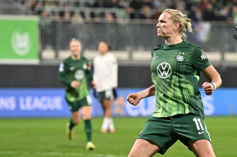 Alexandra Popp vom VfL Wolfsburg traf gegen den HSV doppelt. (Archivfoto). Foto: Swen Pförtner/dpa