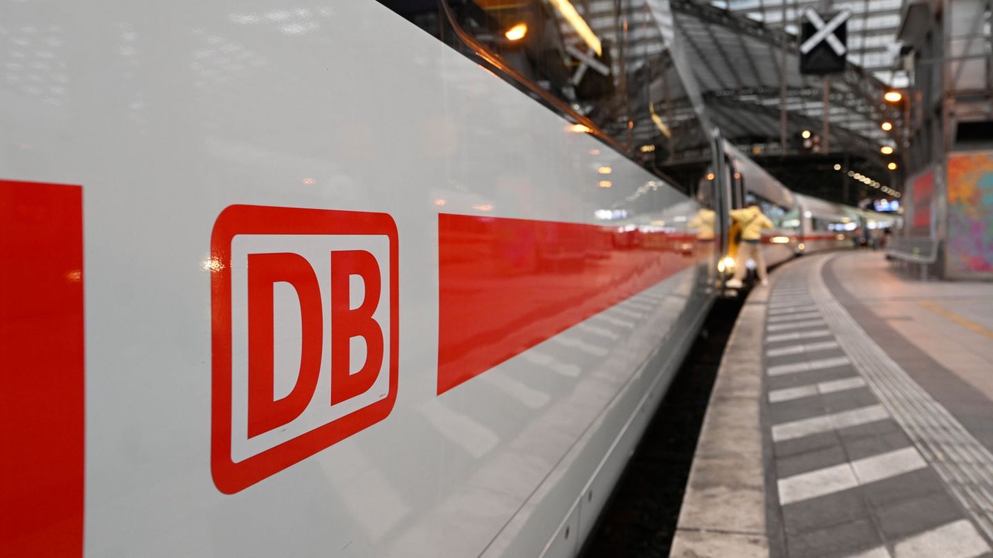 Ein Fernverkehrszug der Deutschen Bahn steht am Gleis. (Symbolbild) Foto: Roberto Pfeil/dpa