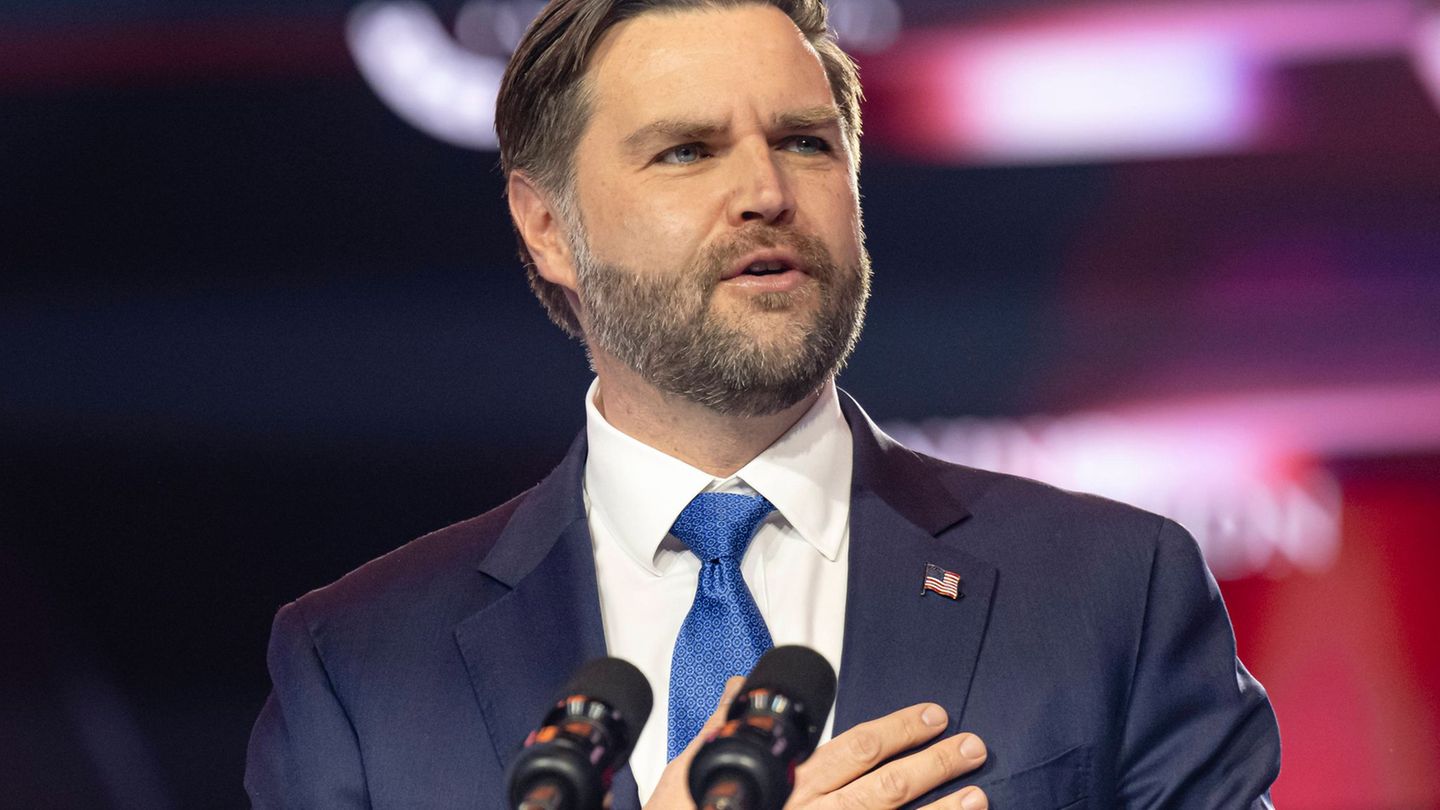 US-Vizepräsident JD Vance lobt die konservativen Errungenschaften der Regierung. Foto: Jon Cherry/FR171965 AP/AP/dpa