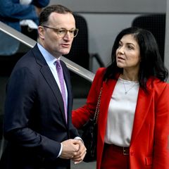 Unionsfraktionschef Spahn und Wirtschaftsministerin Reiche wollen die Konjunktur in Gang bringen (Archivbild) Foto: Britta Peder