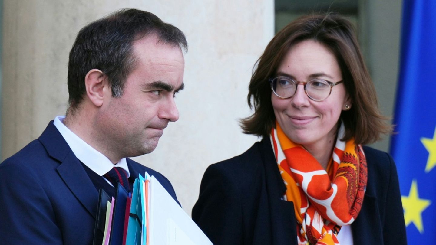 Sébastien Lecornu und Amélie de Montchalin
