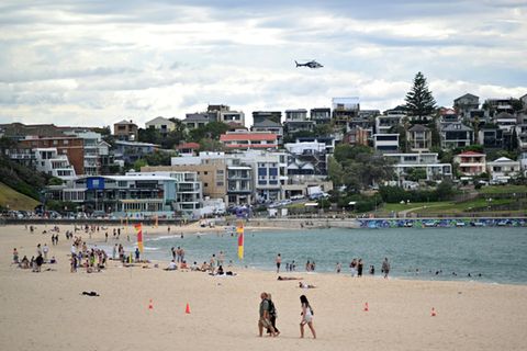 Am Bondi Beach in Sydney kehrt langsam wieder Normalität ein
