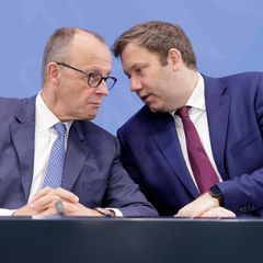 Kanzler Friedrich Merz (li.) und sein Vize Lars Klingbeil