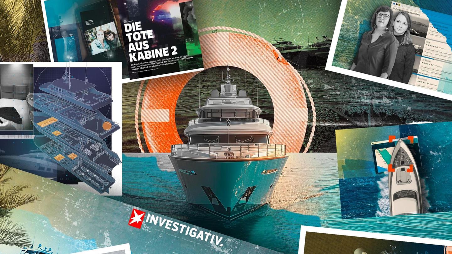 Collage zu Todesfalle Rotes Meer