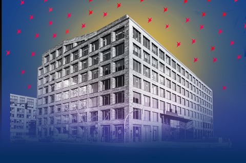 Kollage: Die Sternredaktion von Außen