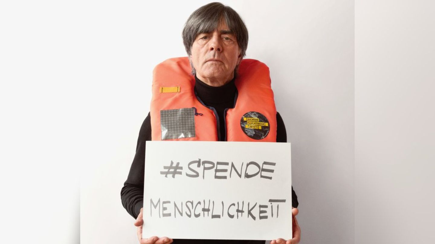 Jogi Löw macht sich für Seenotrettung stark.