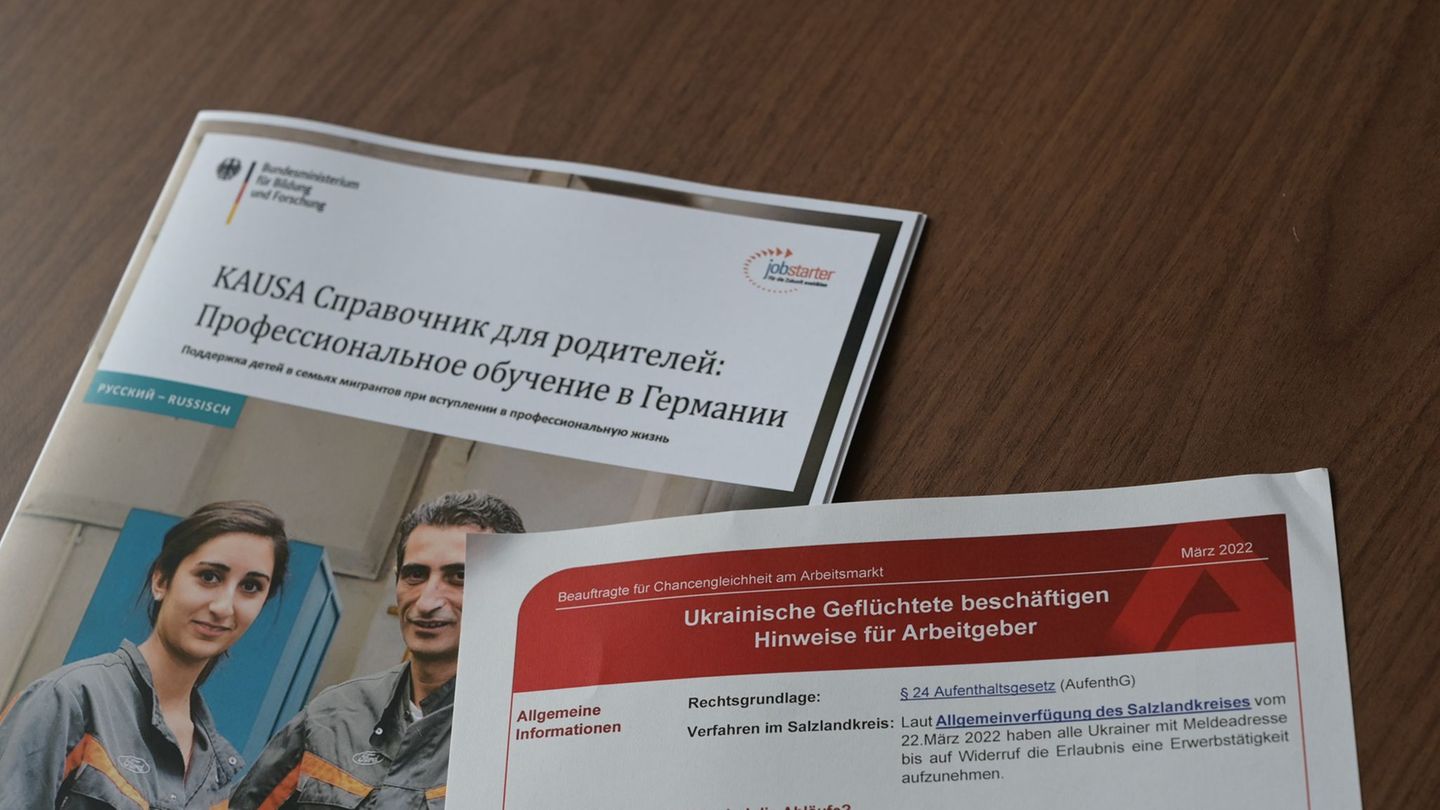 Rund 14.600 Ukrainerinnen und Ukrainer haben inzwischen in Sachsen eine Arbeit gefunden. (Symbolbild) Foto: Heiko Rebsch/dpa