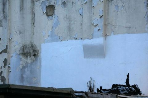 Banksys jüngstes Schwarzweiß-Werk in London