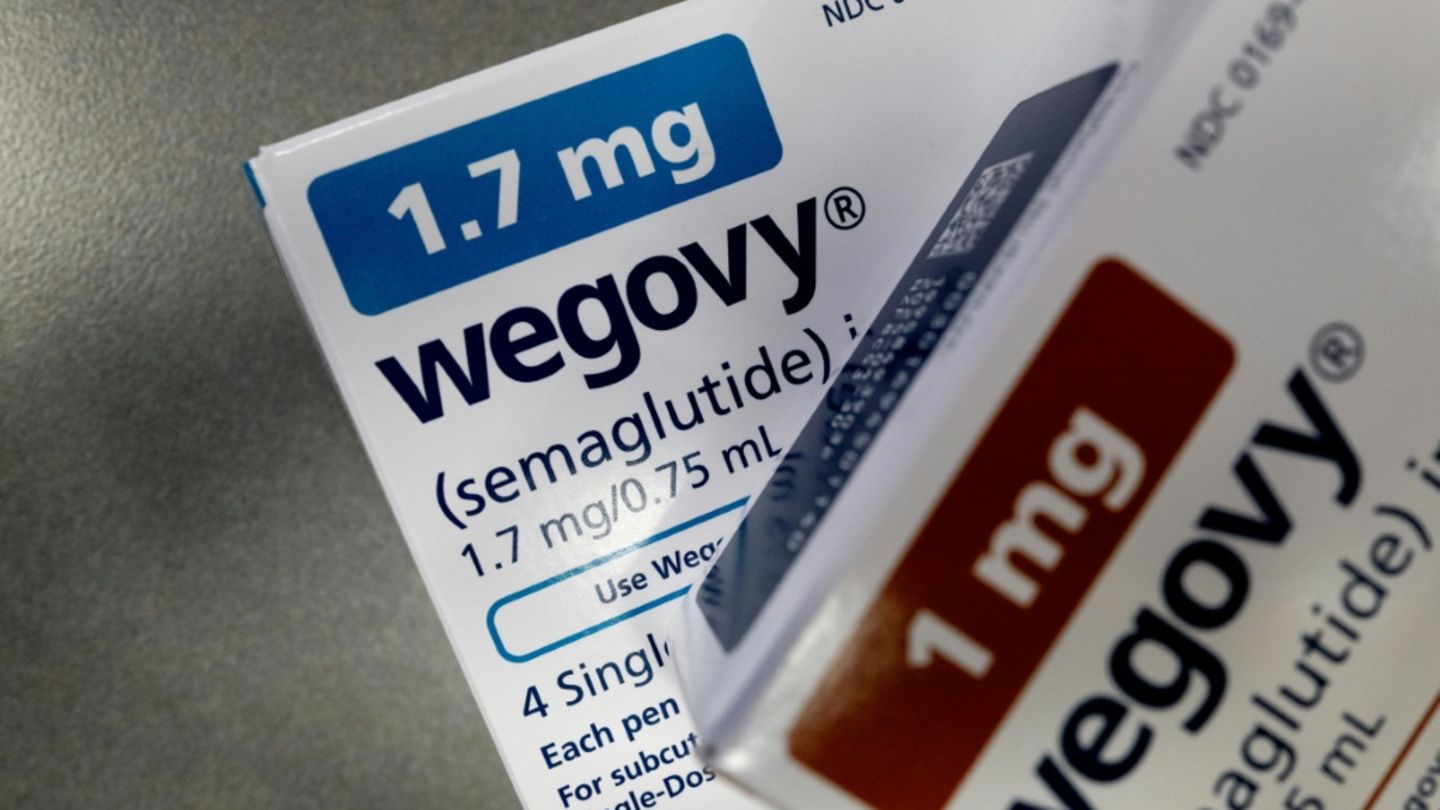 Packungen von Wegovy-Abnehm-Produkten