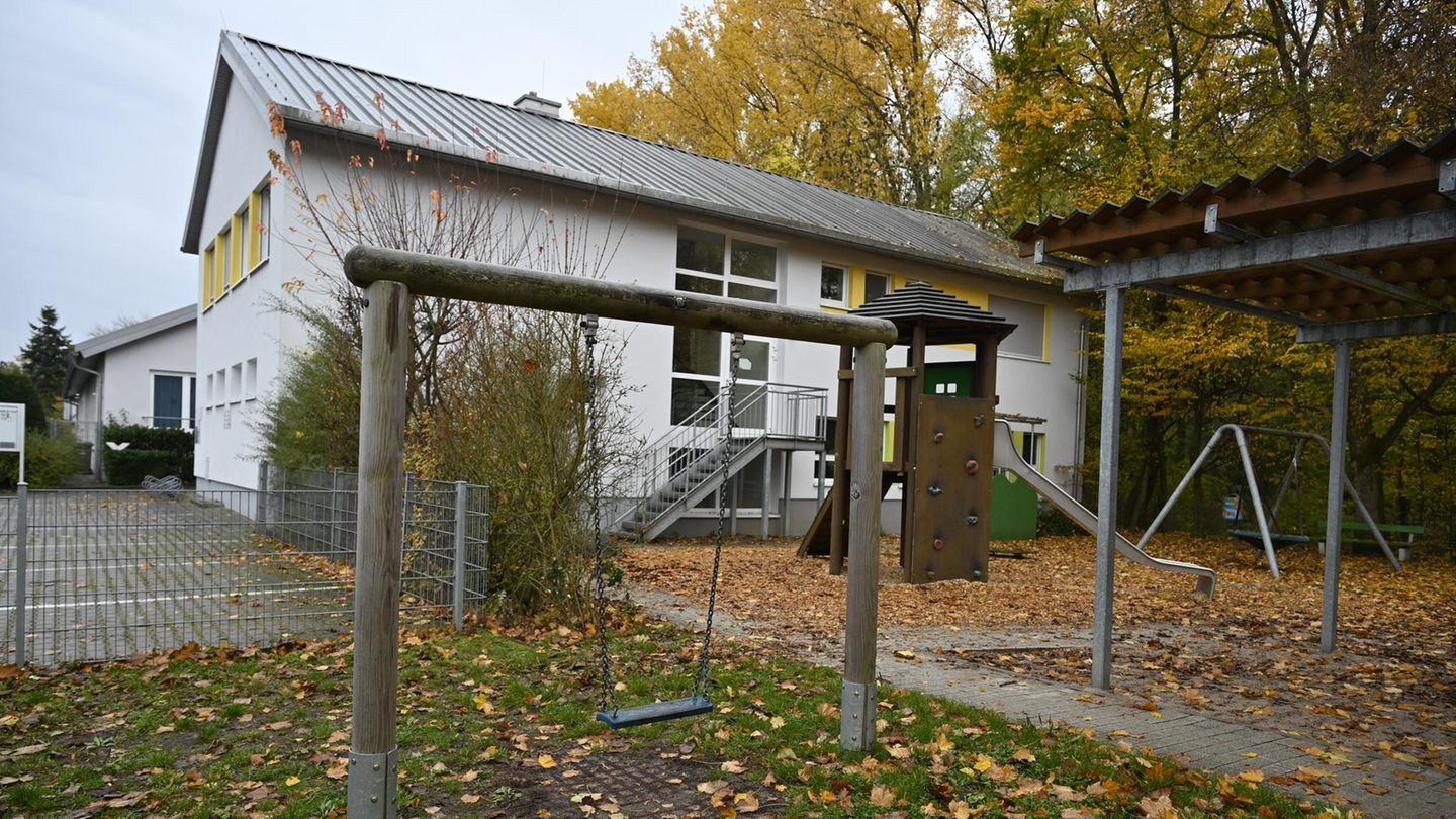 Die Kita Rosengarten im südhessischen Lampertheim ist heute geschlossen