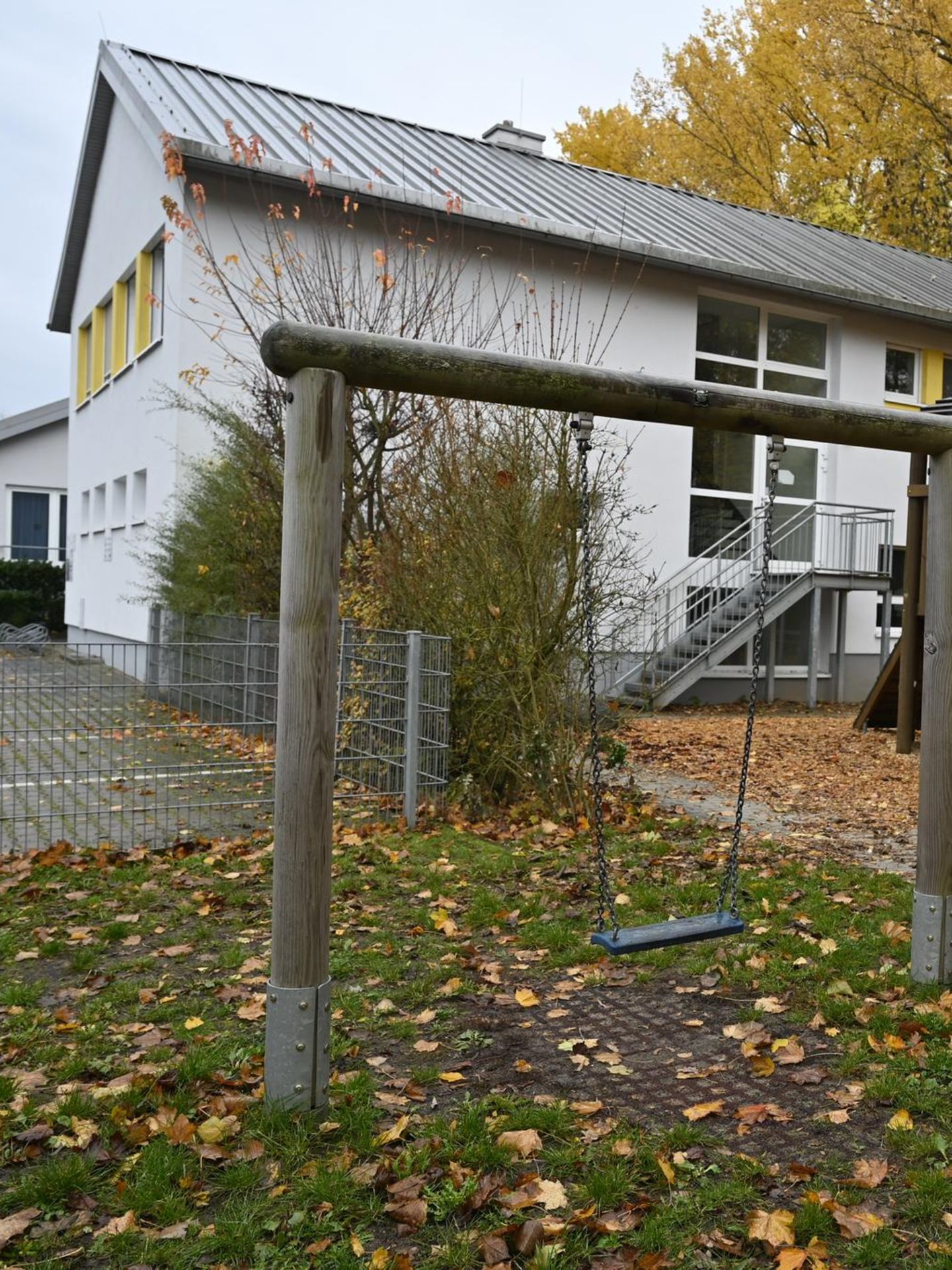 Die Kita Rosengarten im südhessischen Lampertheim ist heute geschlossen