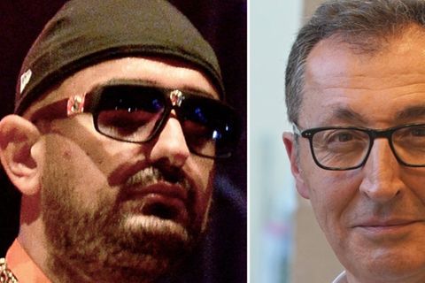 Rapper Haftbefehl folgte der Einladung von Cem Özdemir, der am 21. Dezember 60 Jahre alt geworden ist.
