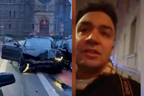 Ein Augenzeuge erzählt online von dem Vorfall in Gießen (r.)