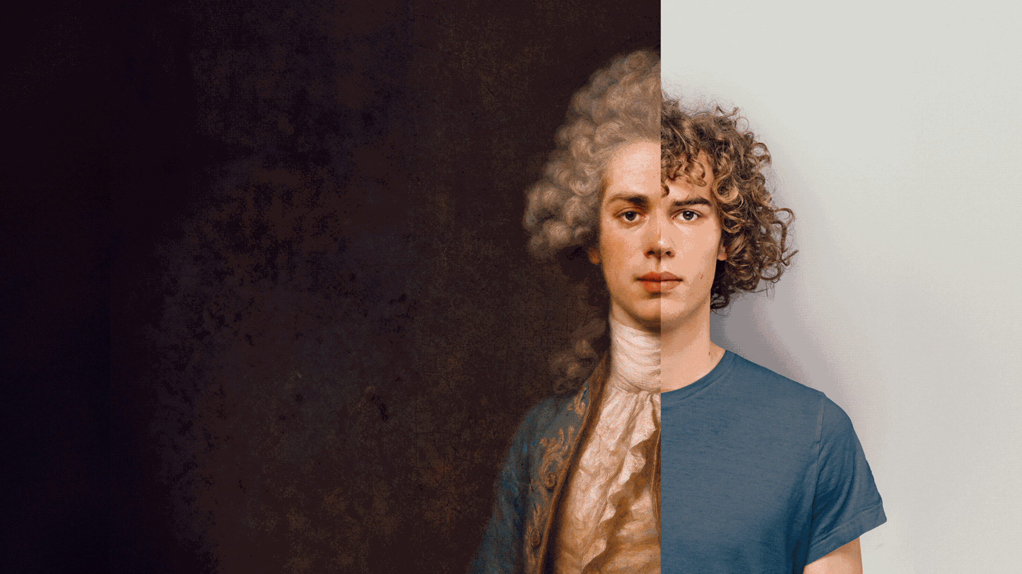 Zwei Motive, die jeweils ein junges,- und ein altes Gesicht zeigen