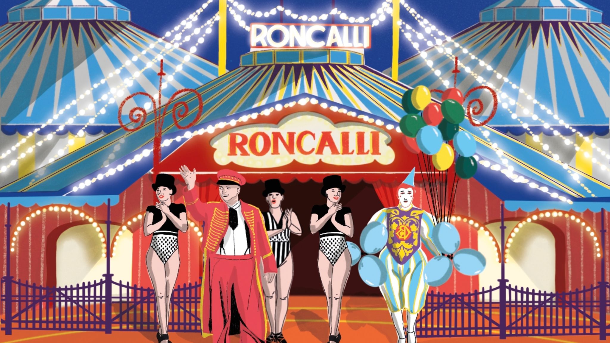 Roncalli ist heute einer der drei letzten verbliebenen großen Zirkusse des Landes.