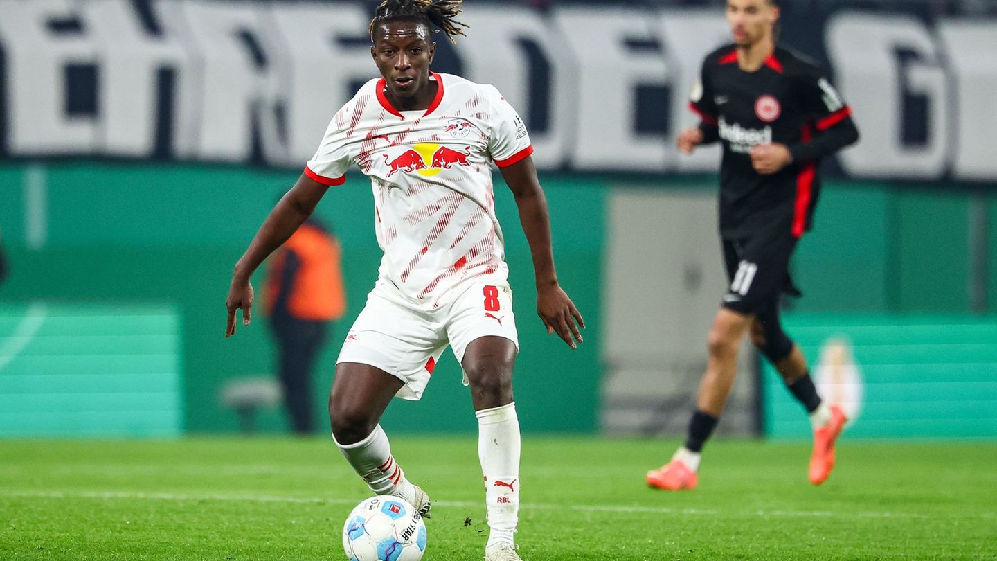 Amadou Haidara verlässt den sächsischen Bundesligisten RB Leipzig. (Archivbild) Foto: Jan Woitas/dpa