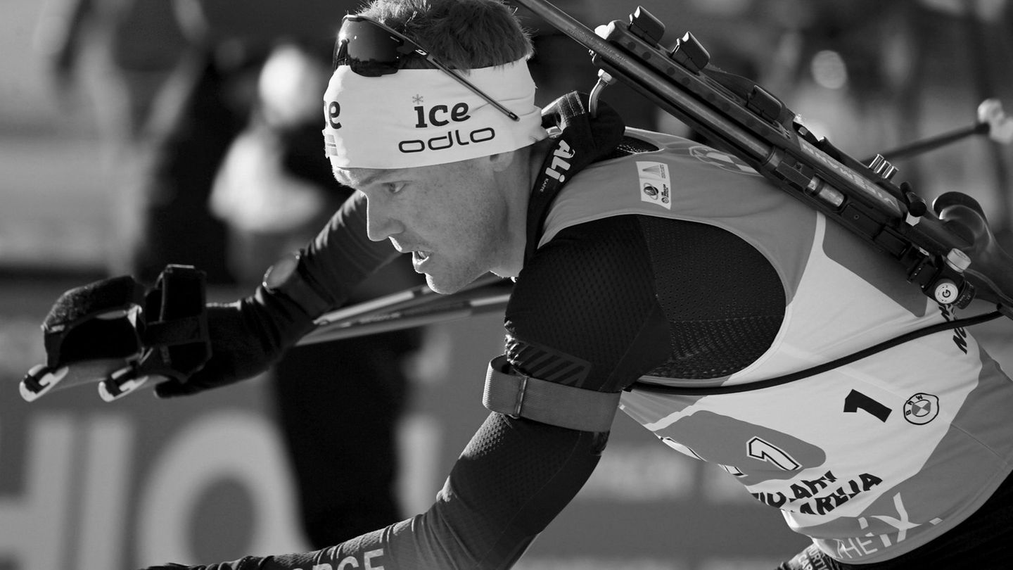 Der norwegische Biathlet Sivert Guttorm Bakken ist gestorben. (Archivbild) Foto: Vesa Moilanen/Lehtikuva/dpa