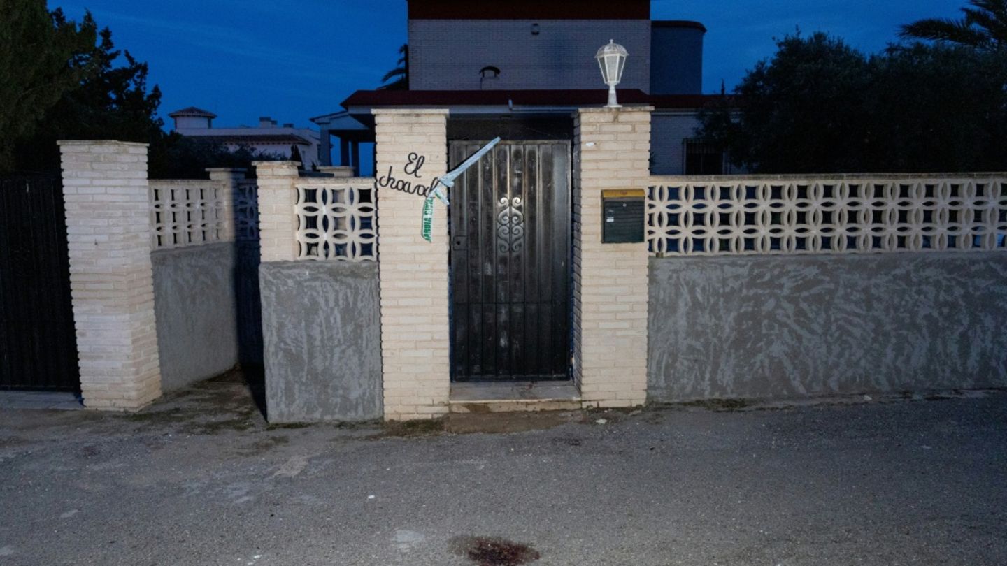 Blutspuren am Tatort