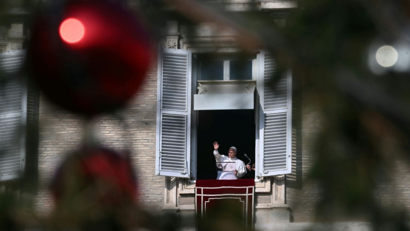 Papst Leo XIV. bei Angelusgebet