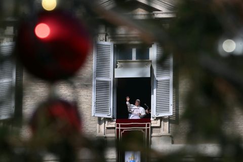 Papst Leo XIV. bei Angelusgebet