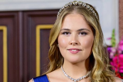 Prinzessin Amalia bei einem Staatsbankett Anfang Dezember.