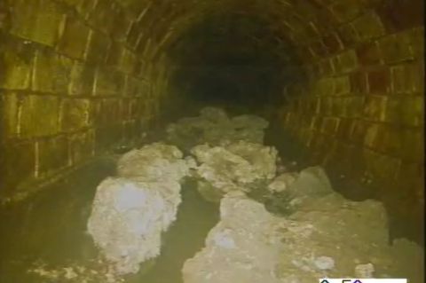 Ekliger Fund: Im Londoner Kanalsystem wurde ein riesiger Fettklumpen entdeckt. Foto: Thames Water/Press Association/dpa