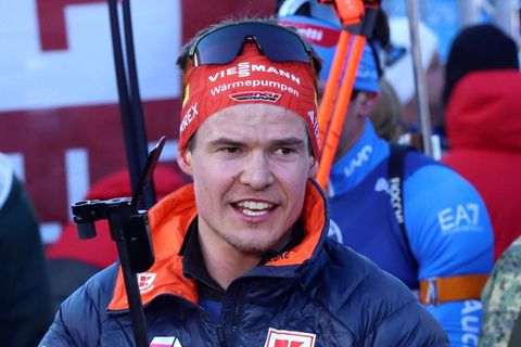 Sivert Guttorm Bakken im Dezember 2025 in Hochfilzen