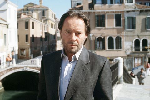 Uwe Kockisch vor Venedig-Kulisse