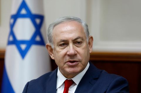 Israels Regierungschef Netanjahu will die landeseigene Rüstungsindustrie stärken. (Archivbild) Foto: Menahem Kahana/AFP POOL/AP/