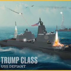 Die Grafik zeigt die Trump-Klasse im Gefecht