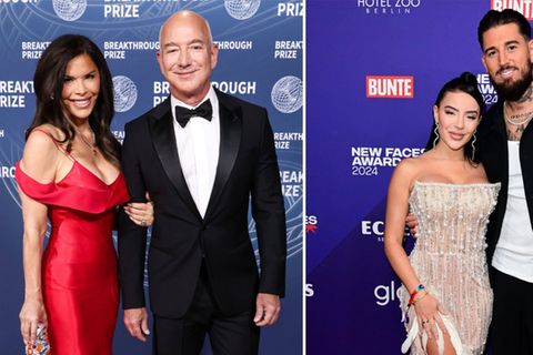 Lauren Sánchez und Jeff Bezos (li.) feierten die teuerste Hochzeit das Jahres. Aber auch Leyla und Mike Heiter ließen sich nic