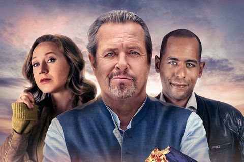 Sophia Strasser (Katharina Leonore Geobel, von links), Benedikt Beissl (Andreas Giebel) und Jerry Paulsen (Peter Marton) ermitteln dieses Mal in Spielfilmlänge, in "Watzmann ermittelt – Die Tränen der Madonna".