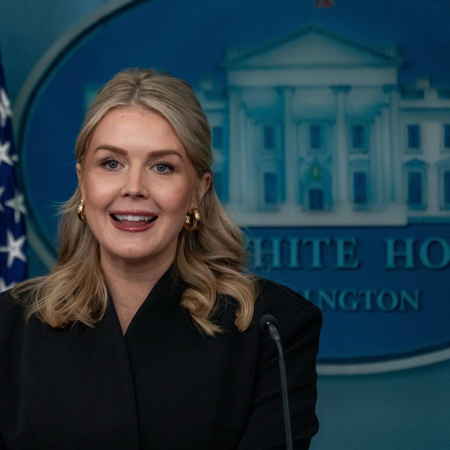 Karoline Leavitt, Sprecherin von Donald Trump