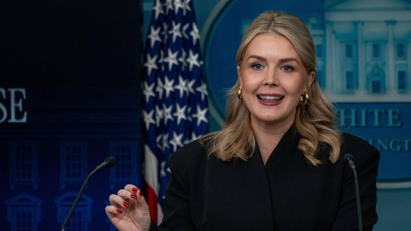 Trumps Regierungssprecherin: Karoline Leavitt erwartet ihr zweites Kind