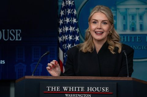 Karoline Leavitt, Sprecherin von Donald Trump