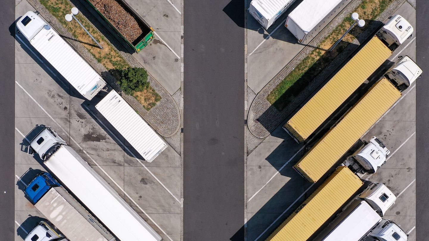 Kriminelle schlagen vor allem auf Park- und Rastplätzen entlang der Autobahnen zu und klauen Ladung mit enormem Wert. (Symbolbil