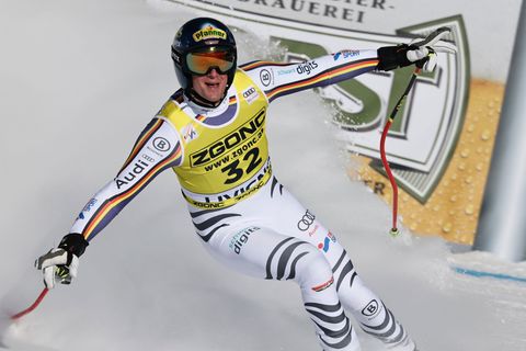 Simon Jocher sorgte in Livigno für eine deutsche Überraschung. Foto: Marco Trovati/AP/dpa