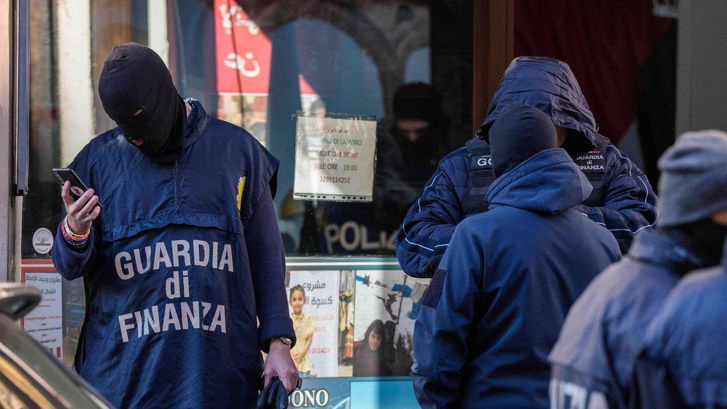 In Italien sind Ermittler gegen mutmaßliche Unterstützer der Hamas vorgegangen. Foto: Claudio Furlan/LaPresse via AP/dpa