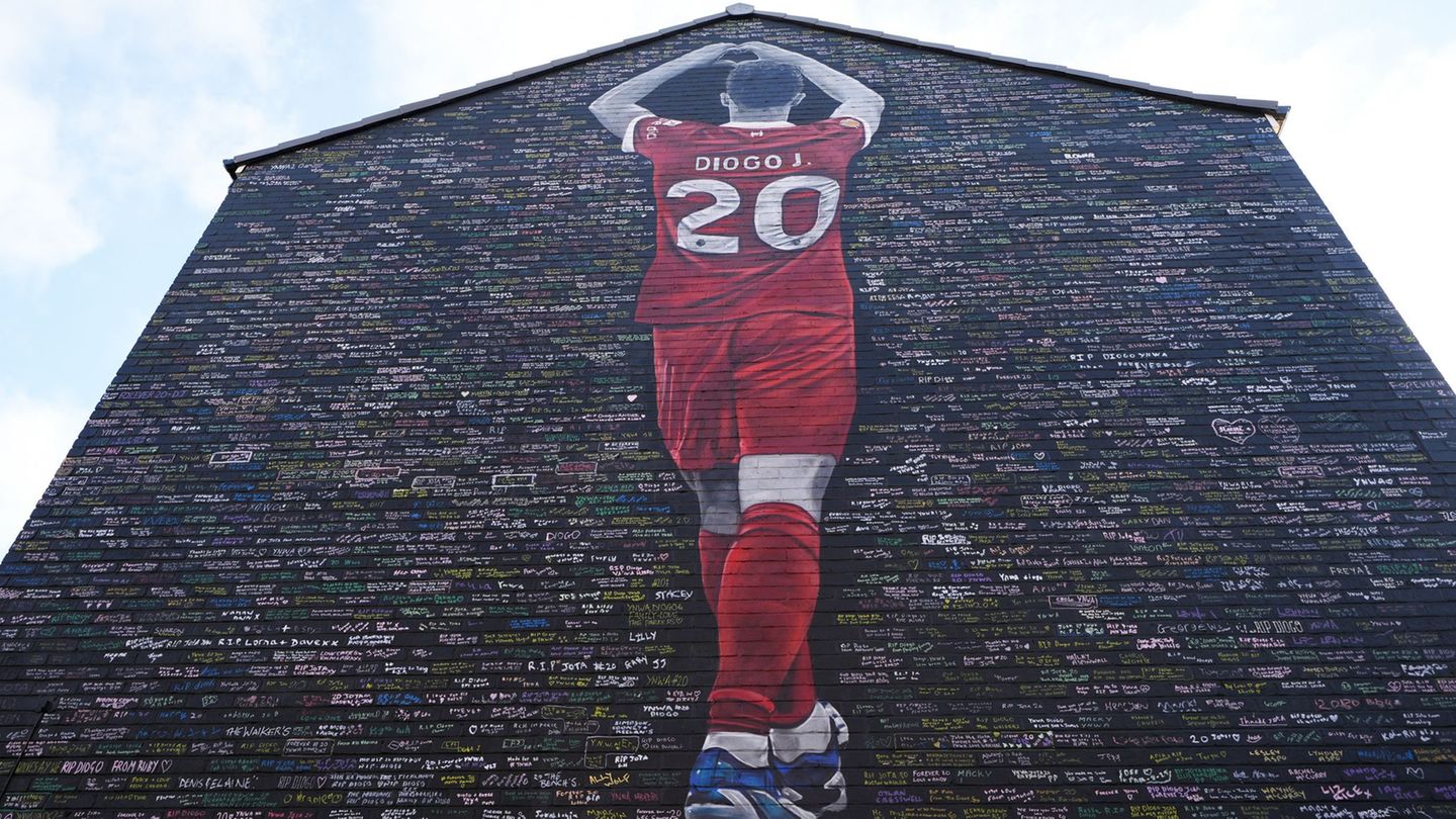 Premier League: Diogo Jotas Söhne als Einlaufkinder beim Liverpool-Spiel