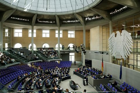 Plenarsaal des Bundestags
