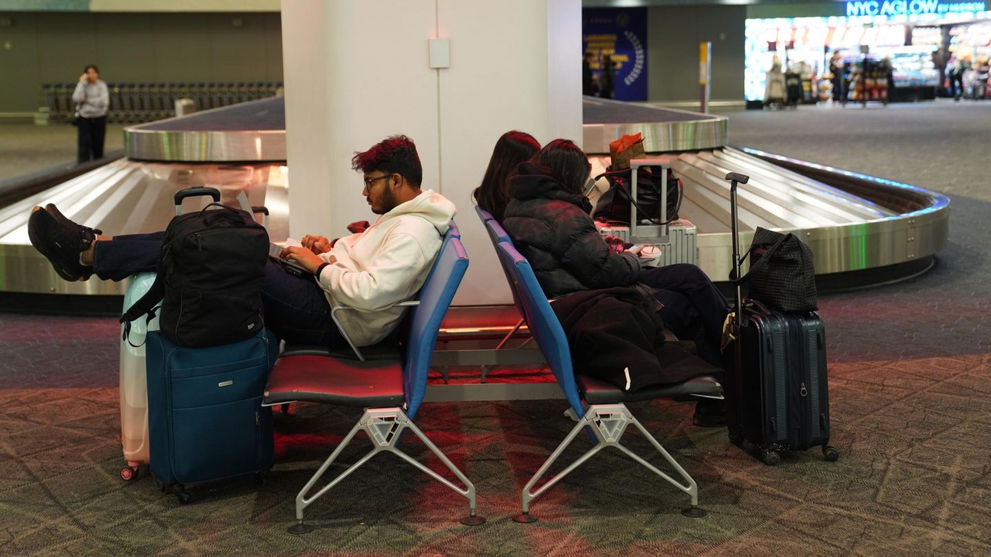 Gestrandete Reisende