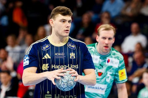 Nicolaj Jörgensen und der HSV Hamburg spielten beim VfL Gummersbach. Foto: Frank Molter/dpa