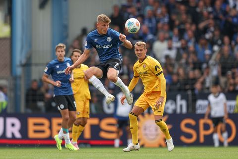 Wechselt von Bielefeld nach Osnabrück: Stürmer Julian Kania. Foto: Friso Gentsch/dpa