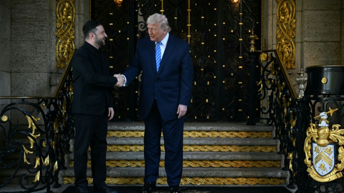 Trump begrüßt Selenskyj in Mar-a-Lago
