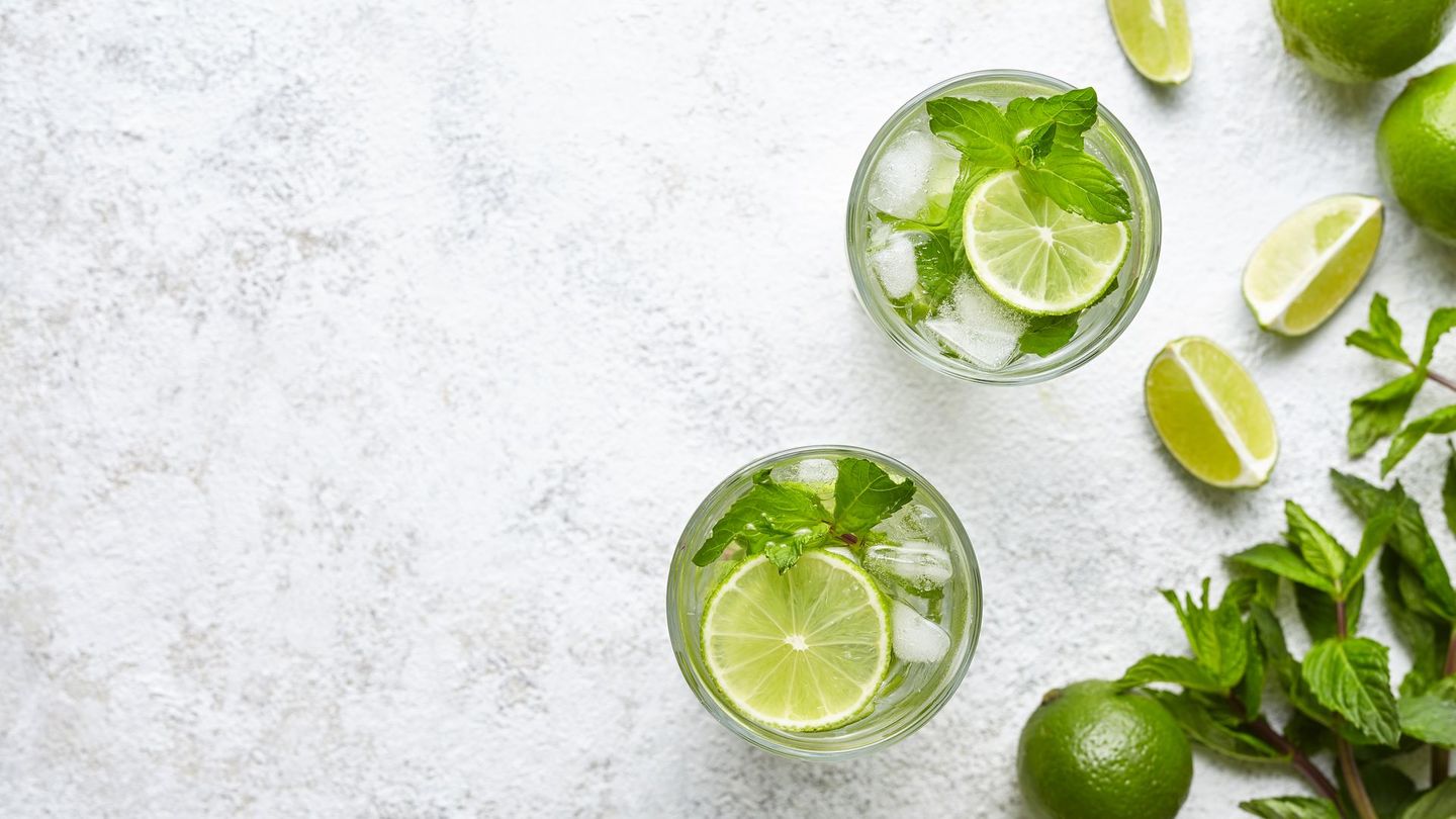 Zutaten für einen Virgin Mojito